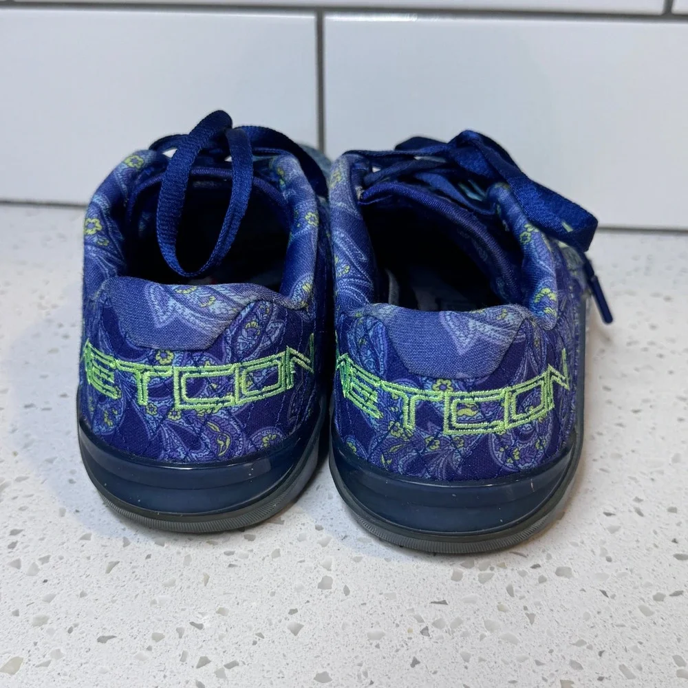 Nike Metcon 6 AMP Blue Paisley Floral Training Shoes CZ0602 Mens Size 7.5